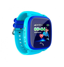 Водонепроницаемые Умные Детские Часы с GPS Smart Baby Watch DF25 Голубые