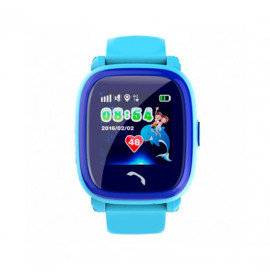 Водонепроницаемые Умные Детские Часы с GPS Smart Baby Watch DF25 Голубые