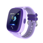 Водонепроницаемые Умные Детские Часы с GPS Smart Baby Watch DF25 Фиолетовые