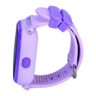 Водонепроницаемые Умные Детские Часы с GPS Smart Baby Watch DF25 Фиолетовые