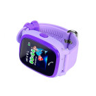 Водонепроницаемые Умные Детские Часы с GPS Smart Baby Watch DF25 Фиолетовые