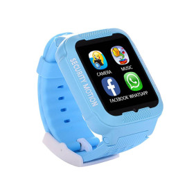 Умные детские часы с GPS трекером Smart Baby Watch K3 Голубые
