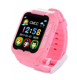 Умные детские часы с GPS трекером Smart Baby Watch K3 Розовые