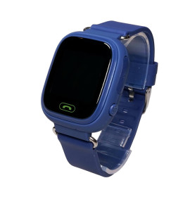 Умные детские часы-телефон с GPS трекером Smart Baby Watch Q100 Синие