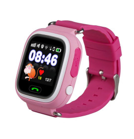 Умные детские часы-телефон с GPS трекером Smart Baby Watch Q100 Розовые