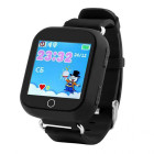 Умные детские часы-телефон с GPS трекером Smart Baby Watch Q100S Черные
