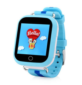 Умные детские часы-телефон с GPS трекером Smart Baby Watch Q100S Голубые
