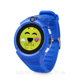 Умные детские часы-телефон с GPS трекером Smart Baby Watch Q360 Синие