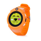 Умные детские часы-телефон с GPS трекером Smart Baby Watch Q360 Оранжевые