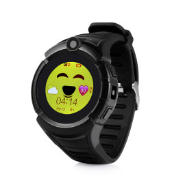 Умные детские часы-телефон с GPS трекером Smart Baby Watch Q360 Черные