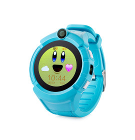 Умные детские часы-телефон с GPS трекером Smart Baby Watch Q360 Голубые