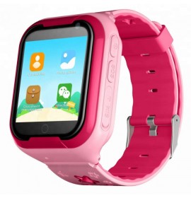 Умные детские часы-телефон с GPS трекером Smart Baby Watch Q403 Розовый