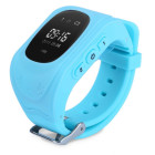 Умные детские часы-телефон с GPS трекером Smart Baby Watch Q50 (OLED) Голубые