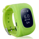 Умные детские часы-телефон с GPS трекером Smart Baby Watch Q50 (OLED) Салатовые