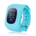 Умные детские часы-телефон с GPS трекером Smart Baby Watch Q50 (OLED) Голубые