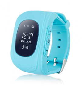 Умные детские часы-телефон с GPS трекером Smart Baby Watch Q50 (OLED) Голубые