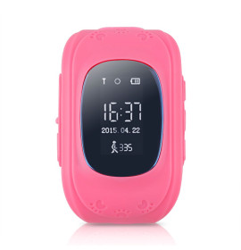 Умные детские часы-телефон с GPS трекером Smart Baby Watch Q50 (OLED) Розовые