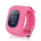 Умные детские часы-телефон с GPS трекером Smart Baby Watch Q50 (OLED) Розовые