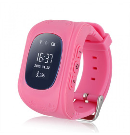 Умные детские часы-телефон с GPS трекером Smart Baby Watch Q50 (OLED) Розовые