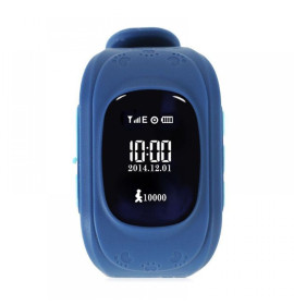 Умные детские часы-телефон с GPS трекером Smart Baby Watch Q50 (OLED) Синие
