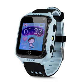 Умные детские часы-телефон с GPS трекером Smart Baby Watch Q529 Голубые