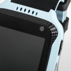 Умные детские часы-телефон с GPS трекером Smart Baby Watch Q529 Голубые