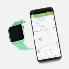 Умные детские часы-телефон с GPS трекером Smart Baby Watch V7k Мятные