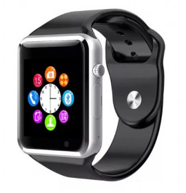 Смарт часы телефон Smart Watch A1 Silver