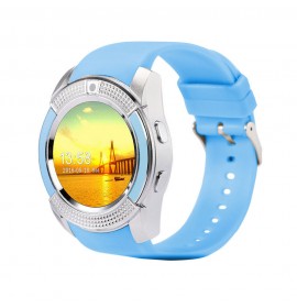 Смарт-часы телефон Smart Watch V8 Blue