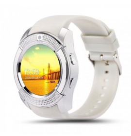 Смарт-часы телефон Smart Watch V8 White