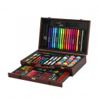 Эксклюзивный набор для рисования и творчества в деревянном чемодане Kids Art Set Коричневый