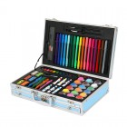 Эксклюзивный набор для рисования и творчества в алюминиевом чемодане Kids Art Set Голубой