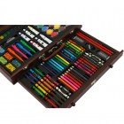 Эксклюзивный набор для рисования и творчества в деревянном чемодане Kids Art Set Коричневый