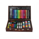 Эксклюзивный набор для рисования и творчества в деревянном чемодане Kids Art Set Коричневый