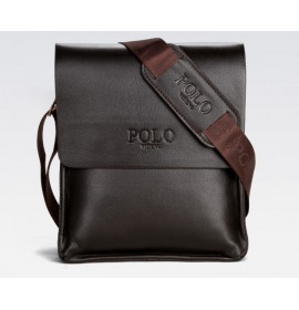 Сумка мужская через плечо Polo Videng Classic Коричневая