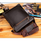 Сумка мужская через плечо Polo Videng Classic Коричневая