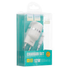 Сетевое Зарядное Устройство HOCO C41A TYPE-C 2USB (2.4A) White