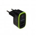 Сетевое Зарядное Устройство BELKIN F8M670 MICRO 2USB (2.1 A) Black 
