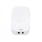 Сетевое Зарядное Устройство EMY MY-230 LIGHTNING 2USB (2.4A) White-Steel