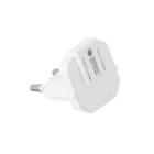 Сетевое Зарядное Устройство EMY MY-230 LIGHTNING 2USB (2.4A) White-Steel