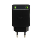 Сетевое Зарядное Устройство HOCO C25A (2USB 2.2A) Black