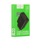 Сетевое Зарядное Устройство HOCO C25A (2USB 2.2A) Black