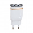 Сетевое Зарядное Устройство MOXOM 2USB (2.4A) KH-22 White