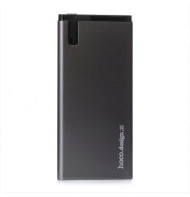 Портативный аккумулятор Power Bank HOCO B25 10000 mAh Gray
