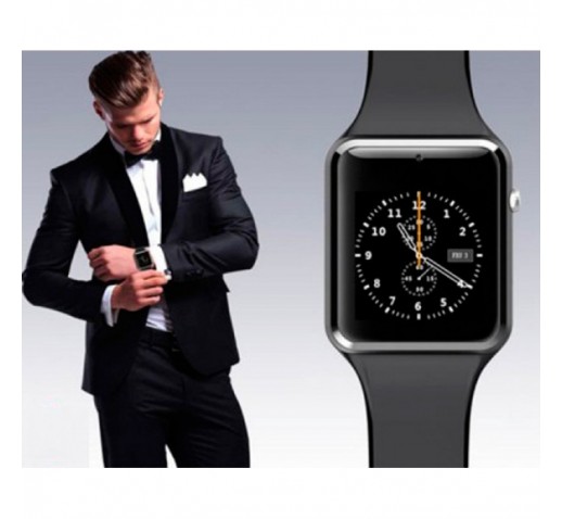 Смарт часы телефон Smart Watch A1 Black