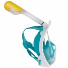 Маска для плавания FREE BREATH L/XL с креплением под камеру Бирюзовая