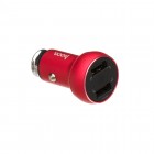 Автомобильное Зарядное Устройство HOCO Z22 с дисплеем 2USB (2.1-3.1А) Red