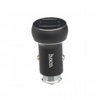 Автомобильное Зарядное Устройство HOCO Z22 с дисплеем 2USB (2.1-3.1А) Black