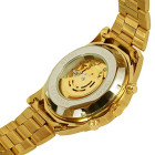 Мужские механические часы Winner Timi Skeleton Gold (TM340)