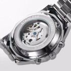 Мужские механические часы Winner Timi Skeleton Silver (TM340)